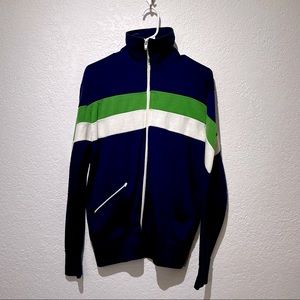 Vintage DASH For Action Jogger Track Jacket L Large 1960s Fill Zip